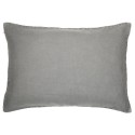 ib laursen housse de coussin rectangulaire lin gris 40 x 60 cm