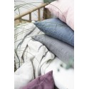 ib laursen housse de coussin rectangulaire lin gris 40 x 60 cm