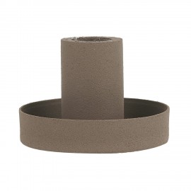 Bougeoir simple métal IB Laursen marron