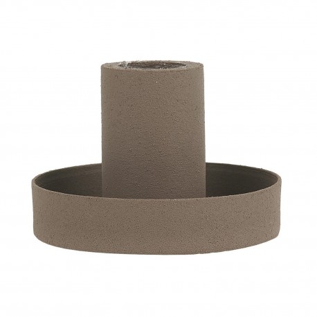 Bougeoir simple métal IB Laursen marron