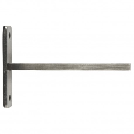 equerre pour etagere vintage metal acier argent vieilli ib laursen