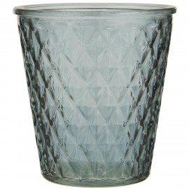 Bougeoir photophore verre style vintage IB Laursen vert