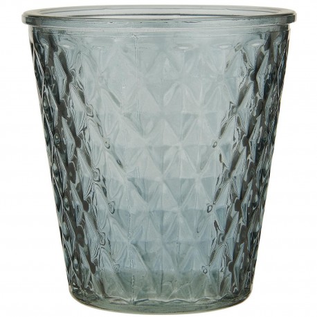 Bougeoir photophore verre style vintage IB Laursen vert