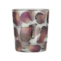 photophore porte bougie verre petales de rose ib laursen