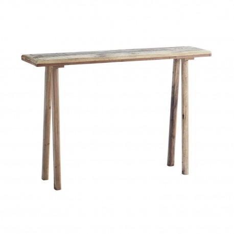 Table console rustique bois recyclé Madam Stoltz