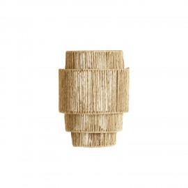 applique murale chic naturelle corde de jute nordal aidos