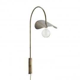 madam stoltz applique murale style vintage metal laiton vieilli