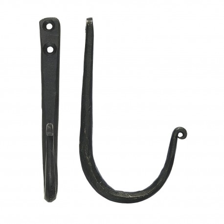 ib laursen crochet mural rustique metal forge noir