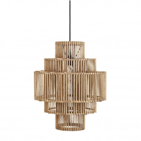 Suspension bois de bambou Madam Stoltz