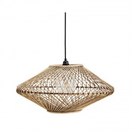 Suspension fine bambou naturel tressé Madam Stoltz