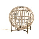 Lampe à poser ronde bambou Madame Stoltz