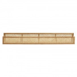 Étagère murale décorative rotin tressé Nordal Shelfi