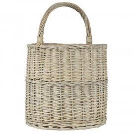 Panier tressé rond profond saule IB Laursen