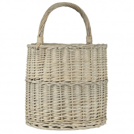 Panier tressé rond profond saule IB Laursen