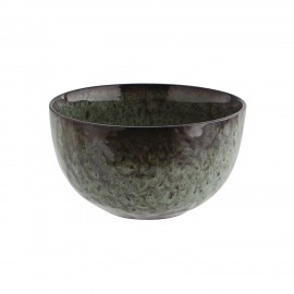 madam stoltz bol petit dejeuner gres emaille vert poterie