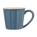 Mug  grès côtelé IB Laursen Mynte bleu