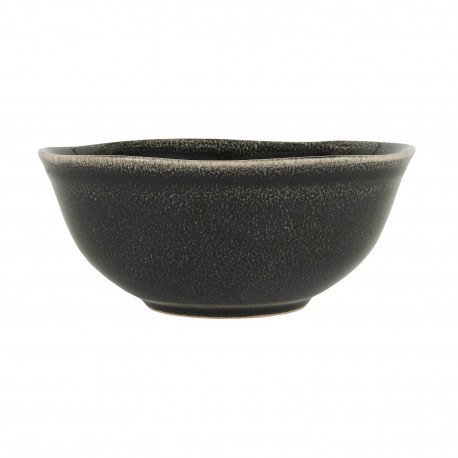 Bol petit déjeuner grès IB Laursen noir