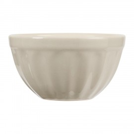 Bol à céréales côtelé grès IB Laursen gris