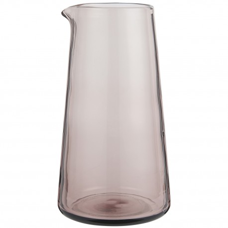 carafe verre design epuree rose mauve ib laursen