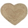 set de table coeur jute naturel beige ib laursen