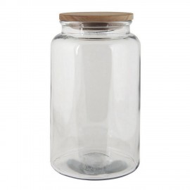 tres grand bocal de cuisine xxl verre bois ib laursen 3750 ml