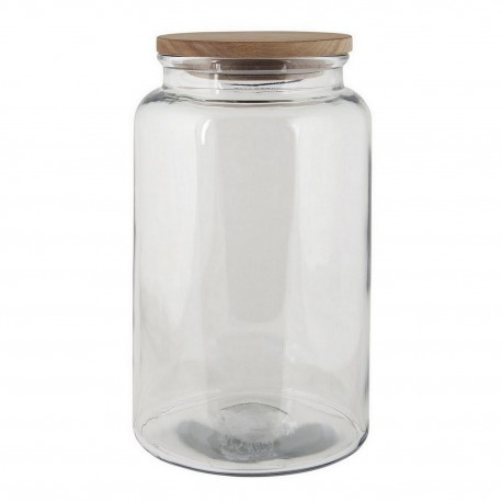 tres grand bocal de cuisine xxl verre bois ib laursen 3750 ml