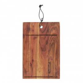 ib laursen planche a decouper bois avec rigole rebord acacia