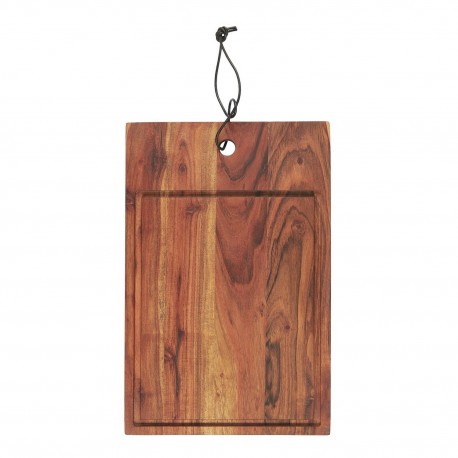 ib laursen planche a decouper bois avec rigole rebord acacia