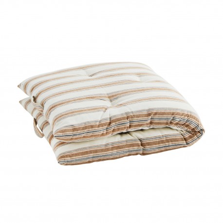 matelas d assise raye blanc marron madam stoltz