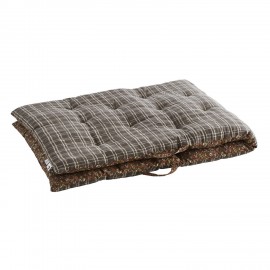 grand matelas de sol a carreaux fleuri reversible madam stoltz