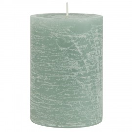 Petite bougie rustique cylindre IB Laursen vert
