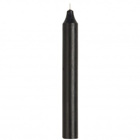 bougie chandelier rustique noire 18 cm combustion longue ib laursen