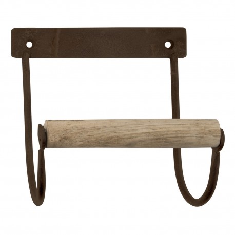 derouleur mural papier wv vintage rouille metal bois ib laursen