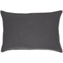 ib laursen housse de coussin rectangulaire lin gris fonce 6201-34