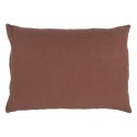 ib laursen housse coussin lin rectangulaire rouille 50 x 70 cm