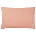 ib laursen housse de coussin rectangulaire lin uni rose poudre