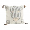 coussin ethnique boho coton brode blanc madam stoltz