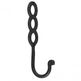 crochet style ancien fer forge noir decoratif ib laursen