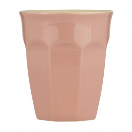 tasse a cafe rustique style campagne rose corail pourdre ib laursen