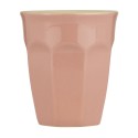 tasse a cafe rustique style campagne rose corail pourdre ib laursen