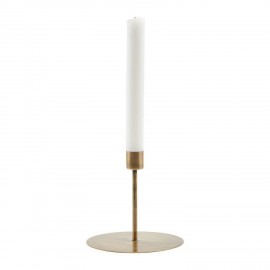 house doctor anit bougeoir sur pied classique chic metal laiton dore