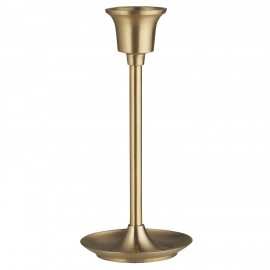 bougeoir simple metal dore laiton ib laursen