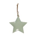 ib laursen decoration de noel etoile metal vert pastel