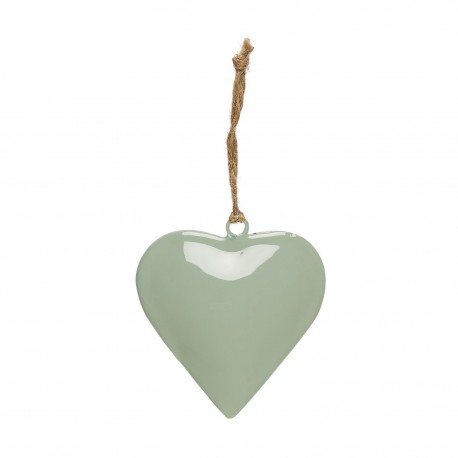 Cœur métal décoration de sapin IB Laursen vert