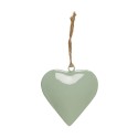 Cœur métal décoration de sapin IB Laursen vert