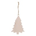 decoration de noel sapin rose pastel metal ib laursen