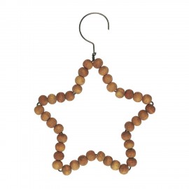 ib laursen decoration de sapin etoile bois naturel style campagne