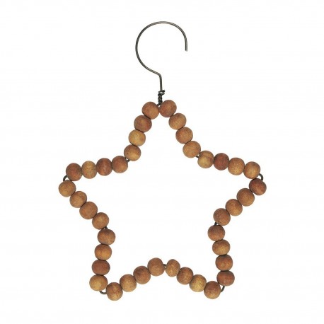 ib laursen decoration de sapin etoile bois naturel style campagne