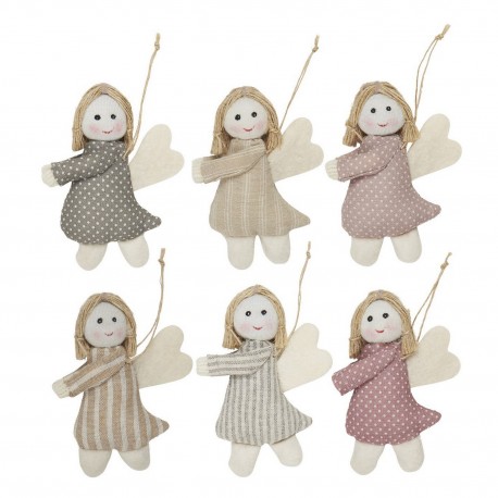 Décoration de sapin anges tissu IB Laursen set 6