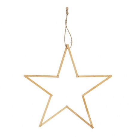 Décoration de sapin étoile bois fin IB Laursen